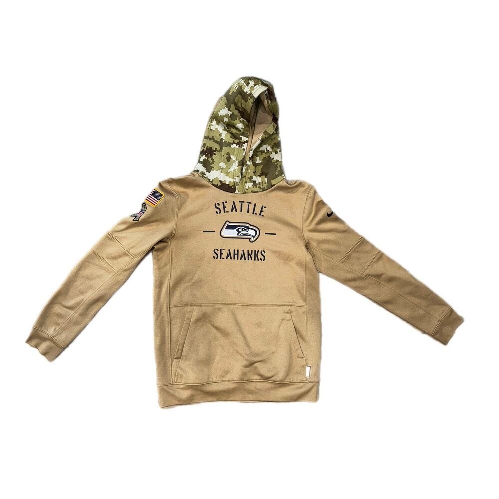 Youth XL (18-20) Nike Seattle Seahawks Salute to Service pullover hoodie
